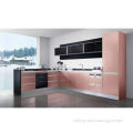 pink uv MDF panels for kitchen cabinet